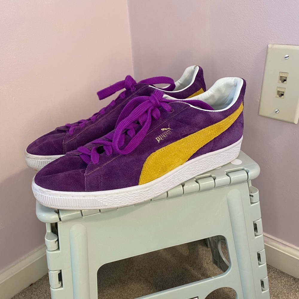Purple Puma Sneakers